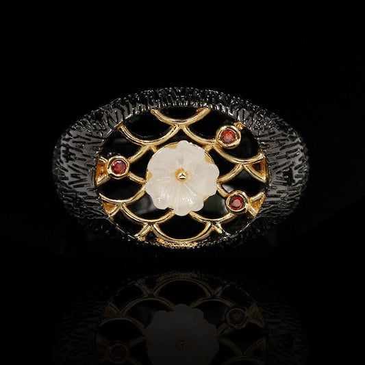 Beautiful Bohemian, Black Gold Style Ring